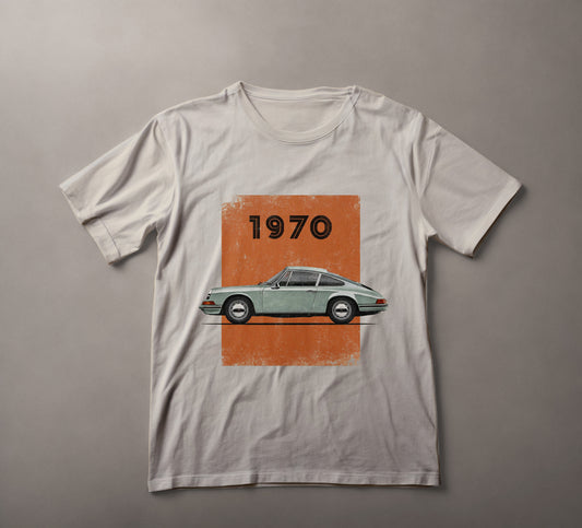 Classic Coupe T-Shirt, Vintage Sports Car Tee, 1970 Car Enthusiast Shirt, Retro Automotive Apparel, Collectible Car Fashion, Old School Sports Car Gear, Minimalist Car Design Top, Nostalgic Auto Wear, Classic Car Show Clothing, Iconic Coupe Tee, Timeless Vehicle Style
