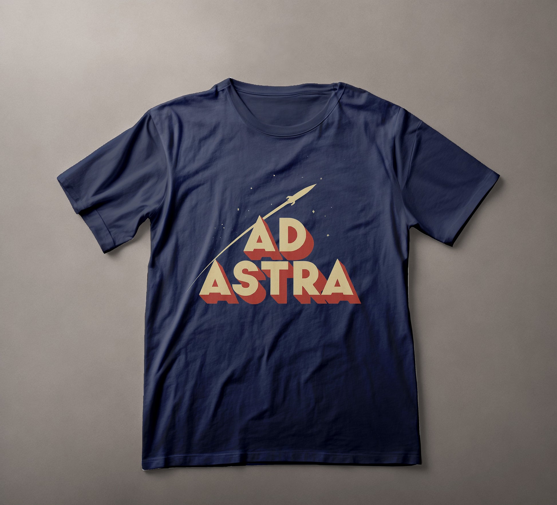 Space Exploration T-shirt, Ad Astra Apparel, Rocket Ship Tee, Astronomical Clothing, Stargazing Gear, Inspirational Space Wear, Latin Phrase Fashion, To the Stars Shirt, Retro Rocket Design, Astronomy Enthusiast T-shirt