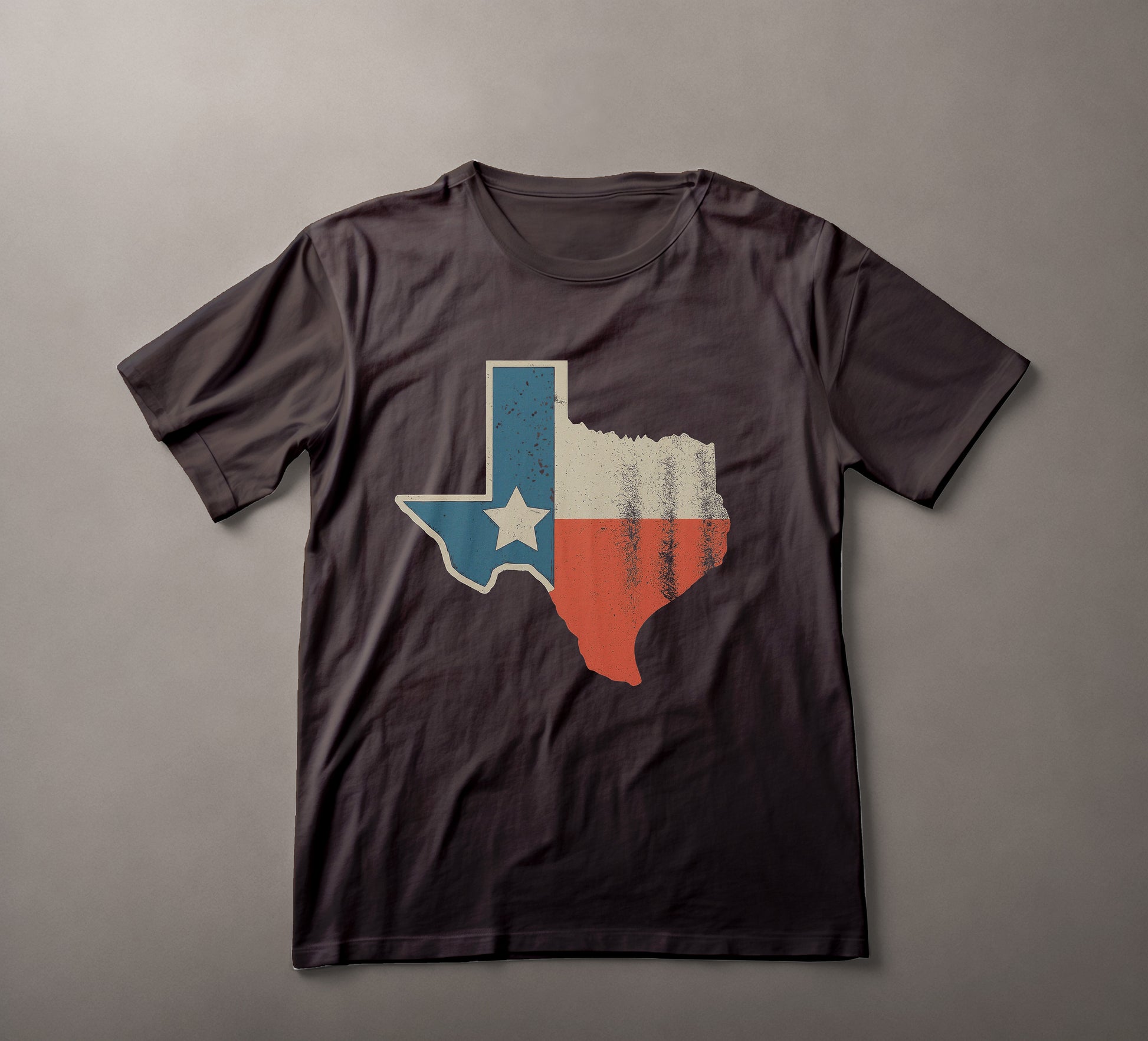 Texas State Flag Shirt, Lone Star Pride T-shirt, Texan Emblem Apparel, Distressed Texas Flag Tee, Rustic State of Texas Clothing, Patriotic Texas Wear, Vintage Texan Flag Fashion, Texas Independence Day Shirt, Souvenir Shirt from Texas, American State Pride Tee